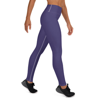 Yoga Leggings Purple Athletic Soft and Stretchy Yoga Pants