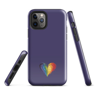 Purple Durable iPhone Case – Bold & Stylish Phone Cover by Ellen Jean