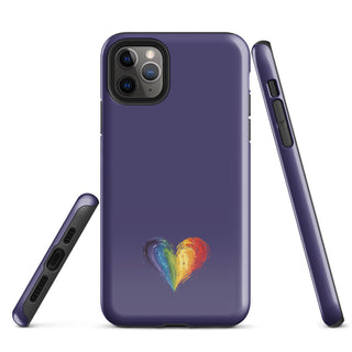 Purple Durable iPhone Case – Bold & Stylish Phone Cover by Ellen Jean