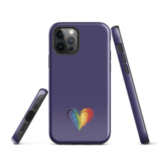 Purple Durable iPhone Case – Bold & Stylish Phone Cover by Ellen Jean