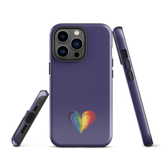 Purple Durable iPhone Case – Bold & Stylish Phone Cover by Ellen Jean