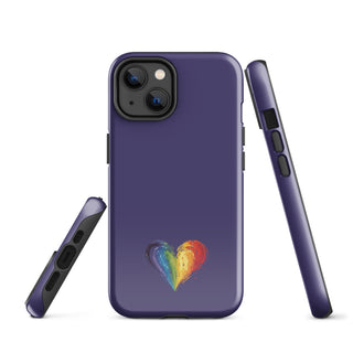 Purple Durable iPhone Case – Bold & Stylish Phone Cover by Ellen Jean