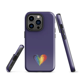 Purple Durable iPhone Case – Bold & Stylish Phone Cover by Ellen Jean