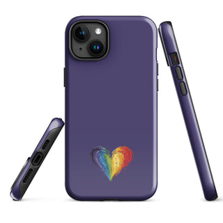 Purple Durable iPhone Case – Bold & Stylish Phone Cover by Ellen Jean