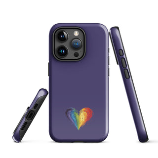 Purple Durable iPhone Case – Bold & Stylish Phone Cover by Ellen Jean