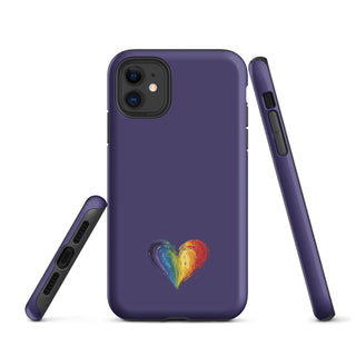 Purple Durable iPhone Case – Bold & Stylish Phone Cover by Ellen Jean