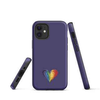 Purple Durable iPhone Case – Bold & Stylish Phone Cover by Ellen Jean