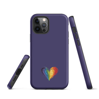 Purple Durable iPhone Case – Bold & Stylish Phone Cover by Ellen Jean