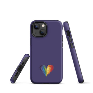 Purple Durable iPhone Case – Bold & Stylish Phone Cover by Ellen Jean