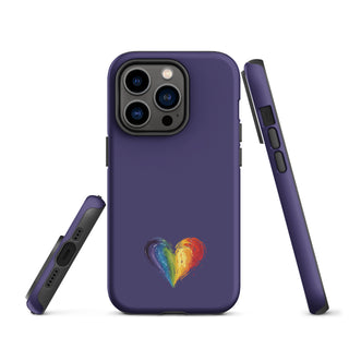 Purple Durable iPhone Case – Bold & Stylish Phone Cover by Ellen Jean