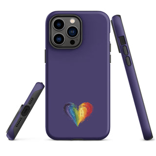 Purple Durable iPhone Case – Bold & Stylish Phone Cover by Ellen Jean