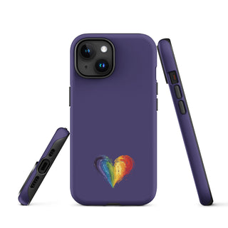 Purple Durable iPhone Case – Bold & Stylish Phone Cover by Ellen Jean