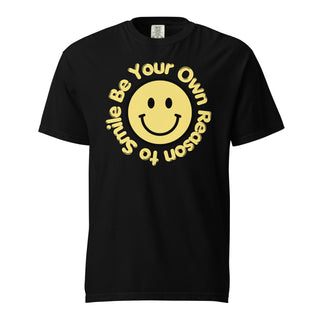 T-Shirt Short Sleeved Choose Your Own Happiness Heavyweight Tee Cotton Unisex Fit Graphic T-Shirt