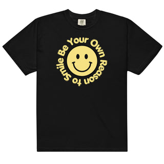 T-Shirt Short Sleeved Choose Your Own Happiness Heavyweight Tee Cotton Unisex Fit Graphic T-Shirt