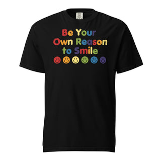 T-Shirt Short Sleeved Choose Your Own Happiness Heavyweight Tee Cotton Unisex Fit Graphic T-Shirt