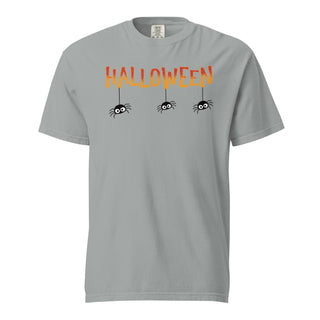 T-Shirt Short Sleeved Halloween Heavyweight Tee Cotton Unisex Fit Graphic T-Shirt