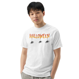 T-Shirt Short Sleeved Halloween Heavyweight Tee Cotton Unisex Fit Graphic T-Shirt