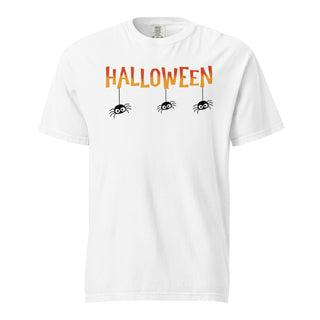 T-Shirt Short Sleeved Halloween Heavyweight Tee Cotton Unisex Fit Graphic T-Shirt