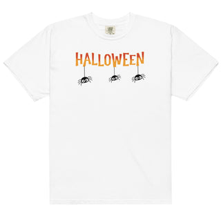 T-Shirt Short Sleeved Halloween Heavyweight Tee Cotton Unisex Fit Graphic T-Shirt