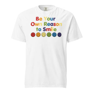 T-Shirt Short Sleeved Choose Your Own Happiness Heavyweight Tee Cotton Unisex Fit Graphic T-Shirt