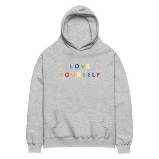 Oversized Hoodie Sweatshirt Rainbow Love Yourself Unisex Sweatshirt