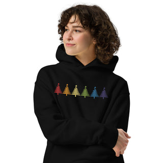 Oversized Hoodie Christmas Tree Unisex Sweatshirt