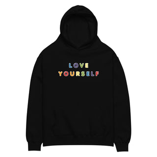 Oversized Hoodie Sweatshirt Rainbow Love Yourself Unisex Sweatshirt