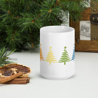 Christmas Trees Mug for Coffee Tea or Hot Chocolate