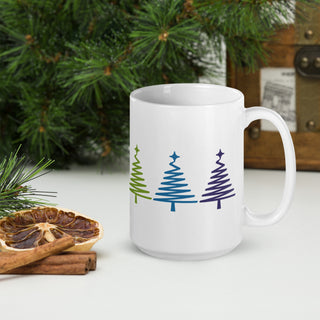 Christmas Trees Mug for Coffee Tea or Hot Chocolate