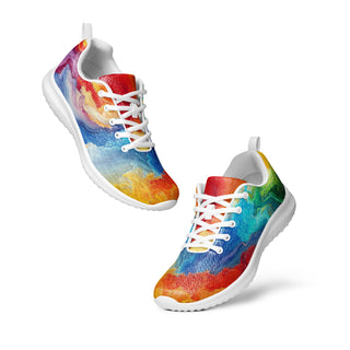 Women's Athletic Sneakers Rainbow Shoes by Ellen Jean